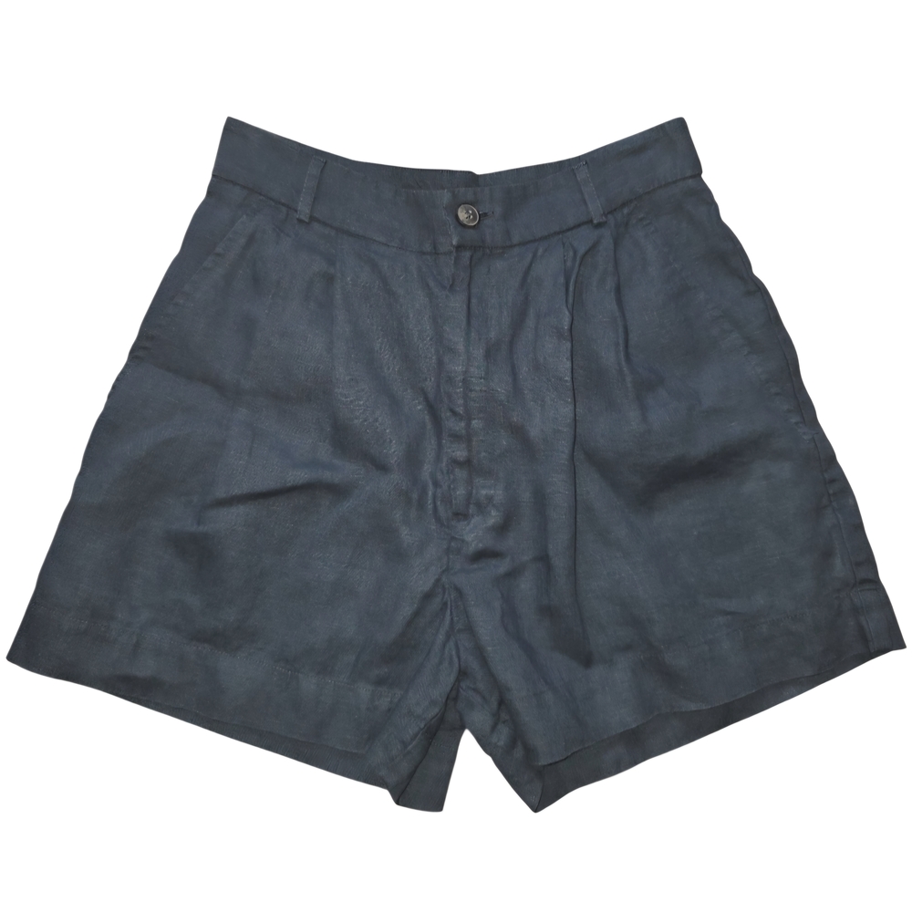 💙Reformation Navy Linen Shorts☆